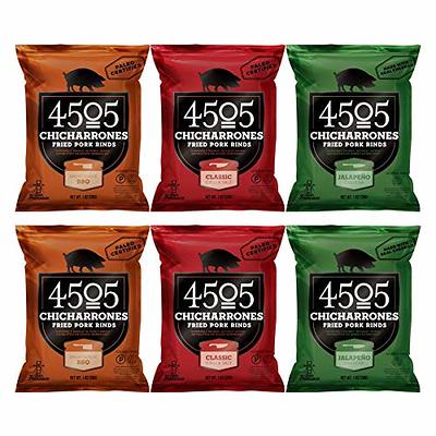 Pork King Good Salted Butter Pork Rinds (Chicharrones) (4 Pack) Keto Snacks