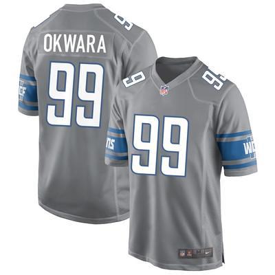 Nike Kayode Awosika Detroit Lions Women's Blue Home Game Player Jersey