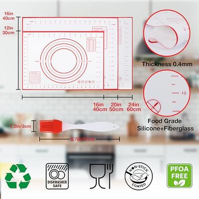 Heavy Duty Oven Silicone Baking Sheet Dishwasher Safe 40cm X 50cm