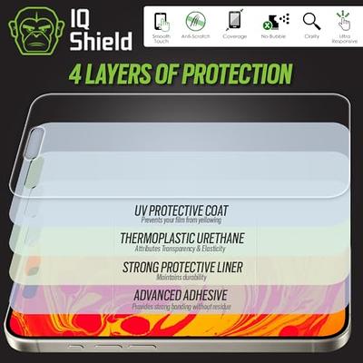 IQShield 2 Pack for Samsung Galaxy S23 Ultra Screen Protector: Clear TPU  Film, Bubble-Free Installation, Scratch-Resistant, Case Friendly, HD  Clarity