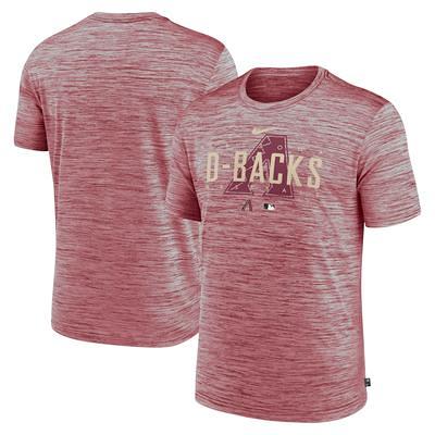 Men's Nike Gray/Black Arizona Diamondbacks Game Authentic Collection  Performance Raglan Long Sleeve T-Shirt