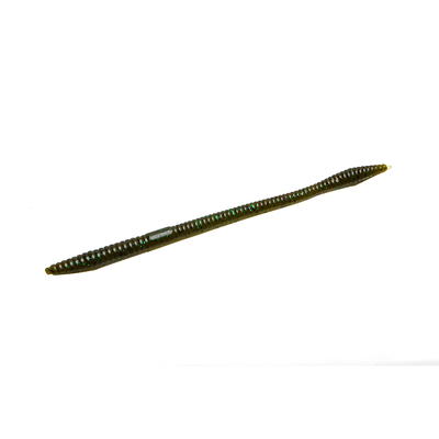 Zoom Trick Worm - 6-1/2″ - Watermelon Seed Chartreuse Tail - Yahoo