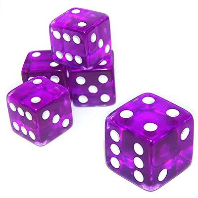 4-Sided Translucent Dice (d4) - Purple