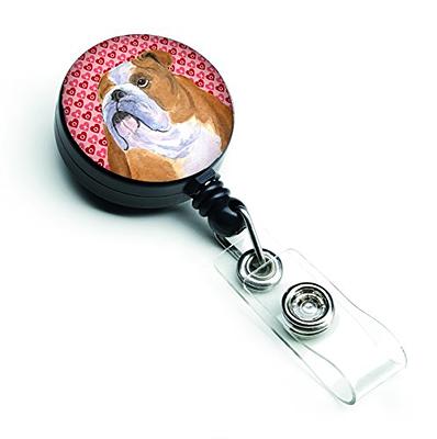 Wrapables Lanyard Keychain and ID Badge Holder, Pink Kitty 