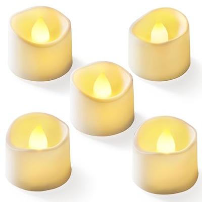 FRCOLOR Flameless Candles 24Pcs Heart Shaped Candles Battery Tea Light —  CHIMIYA