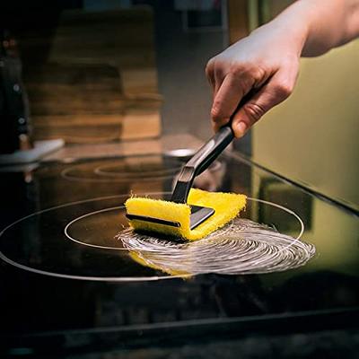 CERAMA BRYTE Cerama Bryte Cooktop Cleaning Pads - Glass Top-Safe,  Non-Scratch, All Surface Cleaner - Count, Wipe Application - Pow-R Grip Tool  Included in the Cooktop Cleaners department at