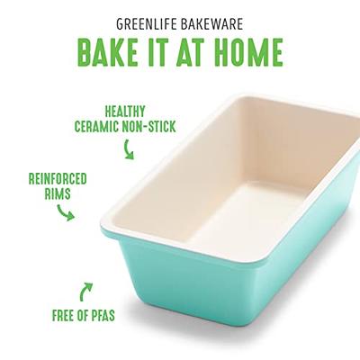 GreenLife Bakeware Healthy Ceramic Nonstick, 18 x 12 Half Cookie Sheet Baking Pan, PFAS-Free, Pink