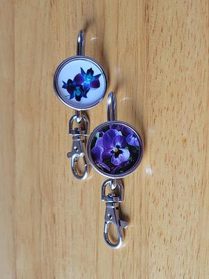 Key Ring Purse Hook, Wildflower