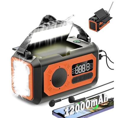 Comprar 【2023 Newest】 NOAA Emergency Weather Radio, 4000mAh Weather Alert Radio  Solar Charging, Hand Crank & USB Charged, AM/FM Radio with LED Flashlight,  Reading Lamp, SOS Alarm, Headphone Jack for Outdoor en