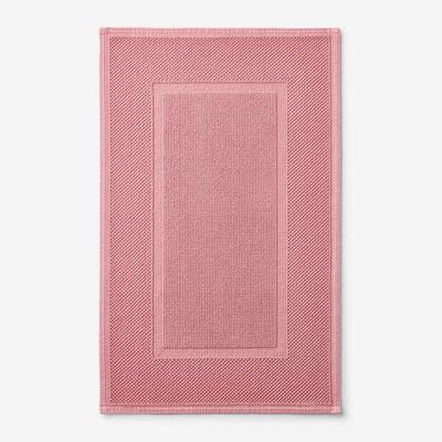 The Company Store Green Earth Quick Dry Blush 24 in. x 17 in. Cotton Bath Mat, Pink