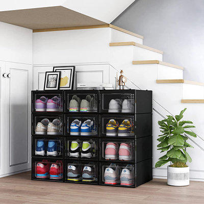 6 Piece Foldable Shoe Box Storage Rebrilliant - Yahoo Shopping