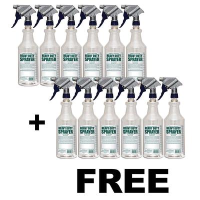 10-Pack] Leak-Free Nozzle & 24 Oz. Industrial Spray Bottle Plastic by Mop  Mob