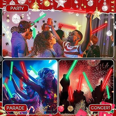 SHQDD Foam Glow Sticks Bulk, 174 Pack Giant 16 Inch LED Foam Sticks with 3  Modes Colorful Flashing, Glow in the Dark Party Supplies for Wedding