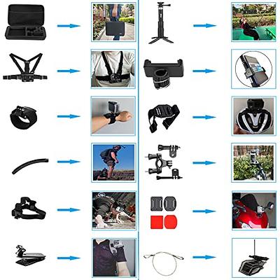 Accessories Set for GoPro Hero 12/11/10/9/8/7/6/5/4,New Quick