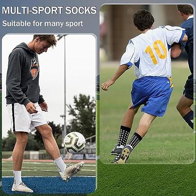 Dorobios Non Slip Youth Soccer Grip Socks Pilates Athletic Grippy