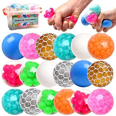 Ganjiang 3Pack Emulation Dog Squeeze Toy Sensory Stress Balls Squishy  ,Stress Relief Fidget Toys Kids Party Favors