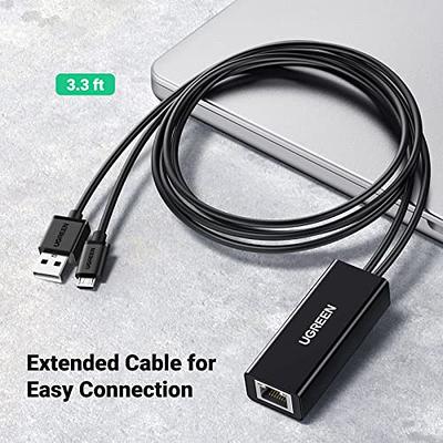 Usb-c Ethernet Power Adapter Cable For Chromecast With Google Tv