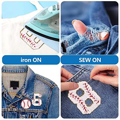 1 Roll Denim Patches Iron on Self-adhesive Clothing Patch for