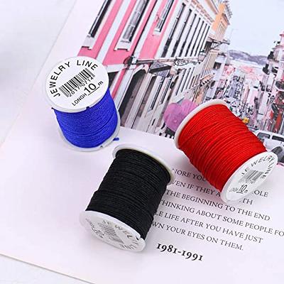 10 Rolls Bracelet String Chinese Knotting Cord Nylon String for Bracelets