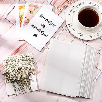 100pcs Vellum Paper for Invitations, 5x7inch Pre-Folded Translucent Vellum  Jacket Vellum Wrap Jackets for Wedding Invitations Baby Shower Birthday  Invitations - Yahoo Shopping