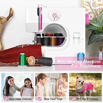 Mini Sewing Machine-12 Stitches Household Multifunction & Speed Free-Arm LED