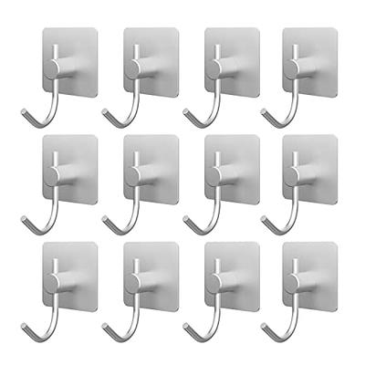 6PCS Adhesive Towel Hook, Silver Wall Hook for Bathrooms Heavy Duty  Stainless Steel Shower for Wall Kitchen Hanging Robes Clothes Waterproof  Mounted Sticky Hook No Nail - Yahoo Shopping