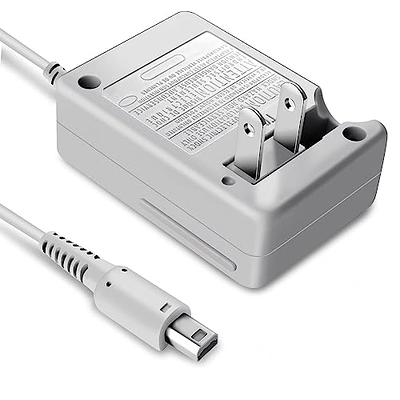 NEON Mains charger for Nintendo DSI XL / DSI / 3DS (US 2-pin plug)