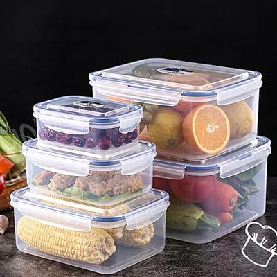 AZXY Single Airtight Clear Storage Container, Vacuum Moisture Proof  Fresh-keeping Storage Container with Lid, Stackable Storage Organizer (A  5.9 * 3.5 * 3.5in) - Yahoo Shopping