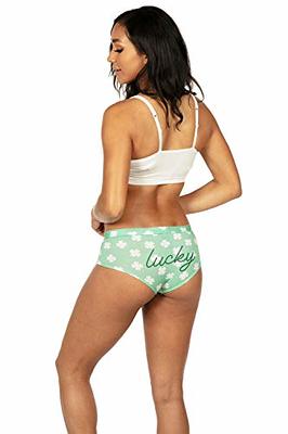 Tipsy Elves Women's Lucky Clover Underwear - St Patricks Day Size
