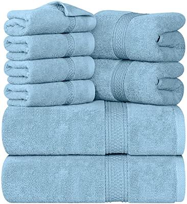 Lane Linen 100% Cotton Bath Towels Set of 10, 2 Large Bath Towels, 4 Soft Hand Towels for Bathroom, 4 Wash Towels for Body, Larg