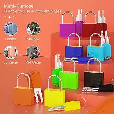 6Pcs Small Locks with Keys, Multicolor Luggage Locks ABS Plastic Covered  Copper Keyed Padlock Lock for Locker with Key - Suitable for Suitcase,  Backpack, Gym Locker, Jewelry Box - Yahoo Shopping