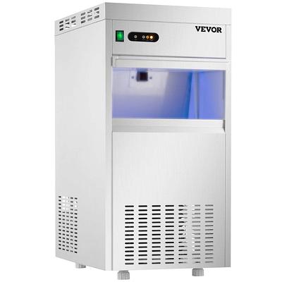 VEVOR 99 lb. / 24 H Freestanding Commercial Ice Maker with 22 lb. Storage  Bin Stainless Steel ice Maker Machine in Silver FBZBJSKF-C66F0001V1 - The  Home Depot