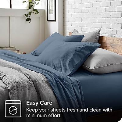 Bare Home Sandwashed Queen Sheet Set - Premium 1800 Ultra-Soft Microfiber  Bed Sheets - Double Brushed - Hypoallergenic - Stain Resistant (Queen,  Sandwashed Blue Sea) - Yahoo Shopping