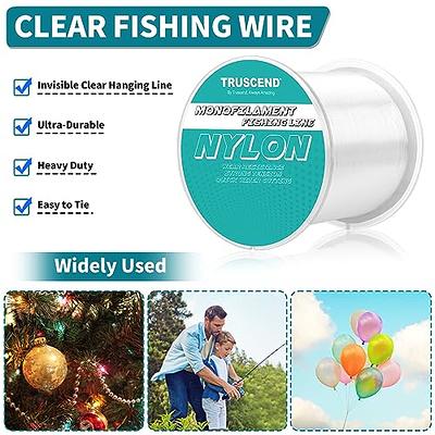 TRUSCEND Monofilament Fishing Line, Superior Nylon Low Memory