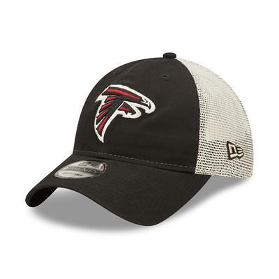 Men's New Era Black, White Atlanta Falcons Gradient Trucker 9FORTY Snapback Hat Black,White