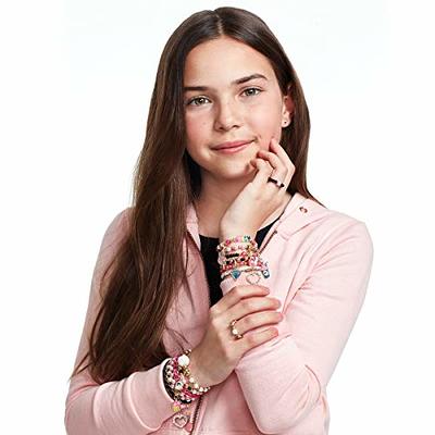  Make It Real - Juicy Couture Love Letters Bracelet Making Kit -  Kids Jewelry Making Kit - DIY Charm Bracelet Making Kit for Girls -  Friendship Bracelets with Flat Clay Beads