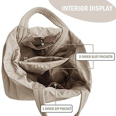 Nylon Tote Bag Large Capacity Hobo Tote Bag for Women Casual Shoulder Bag  Shopping Handbag Gym Travel Work