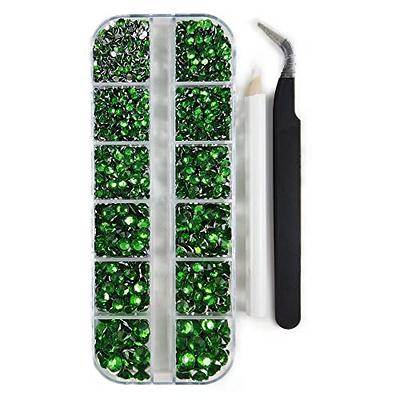 TWINKLING 3610 Pieces 5 Sizes Flatback Rhinestones,Flatback gems for Nail  Art,Nail Gems,Crystal Rhinestones for Crafts,Craft Diamonds Rhinestone with  Tweezers and Picking Pen (Grass Green) - Yahoo Shopping