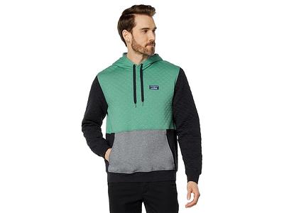 Men's Quilted Sweatshirt, Pullover Hoodie, Colorblock