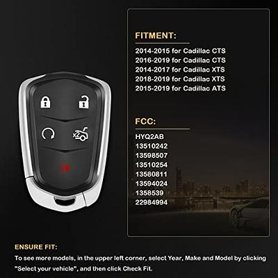 Key Fob Cover Case for 2015-2019 Cadillac Escalade Cts XT4 5 6