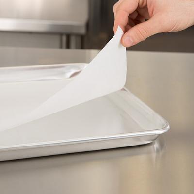 Full Size Light Weight Silicone Coated Parchment Paper Bun / Sheet Pan  Liner Sheet 16 x 24 - 1000/Case