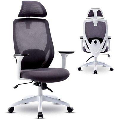 Inbox Zero Flip Top Ergonomic Mesh Drafting Swivel Desk Chair