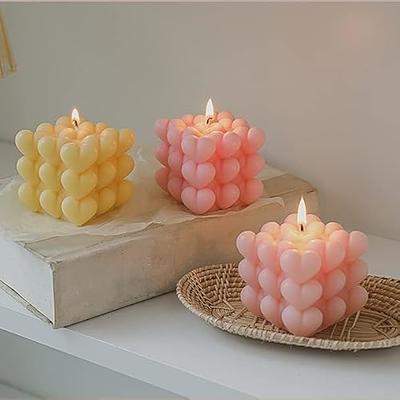 Bubble Candle Molds - Silicone Mold for Candles Making, DIY 3D Moulds for  Soy Wax, Beeswax, Scented Candle, Valentine's Day Gifts (Heart Bubble) -  Yahoo Shopping