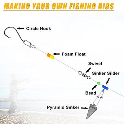 Dr.Fish 30 Pack Sinker Slides Duo Lock Snaps Catfish Surf Fishing Rig  Fishing Line Slider Sinker Weight Connectors Saltwater Rigs Bottom Rigs  Fish Finder Rig Blue 88Lb - Yahoo Shopping