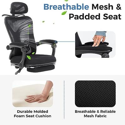 Ergonomic Breathable Fabric Reclining Massage Office Chair