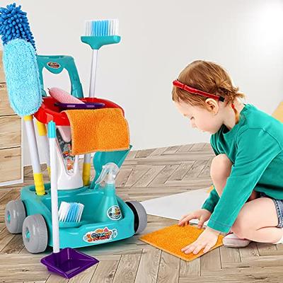 Kids Mop And Broom Cleaning Set For Pretend Play Girls And Boys Toddler  Cleaning
