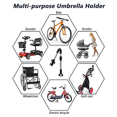 Portable Universal Wheelchair Scooter Umbrella Clamp Attachment Support