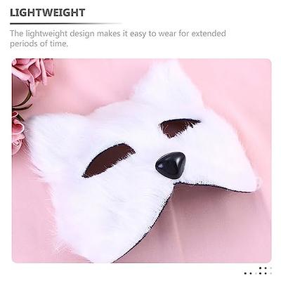  SAFIGLE Cat Mask Therian Mask Animal Mask Halloween Mask for  Kids Adults White Cat Mask Hand Painted Face Mask Animal Party Cosplay  Costume : Clothing, Shoes & Jewelry