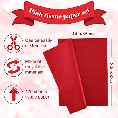 100 Sheets Orange Tissue Paper 20x14 Inches Gift Wrapping for Birthday  Wedding