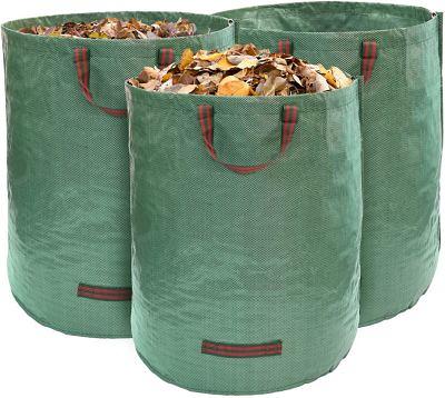 Mekkapro 3-Pack 72 Gallons Garden Bag - Reusable Yard Waste Bags